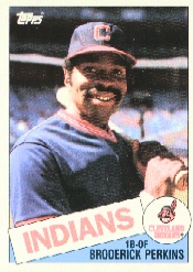 1985 Topps Baseball Cards      609     Broderick Perkins